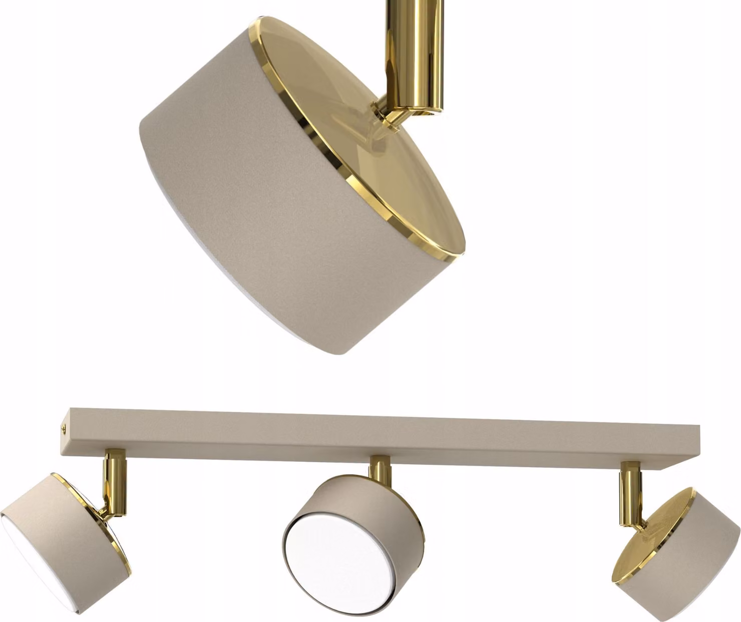 Lampada Da Soffitto Kashmir Gx53 Polish Led A 3 Lumi