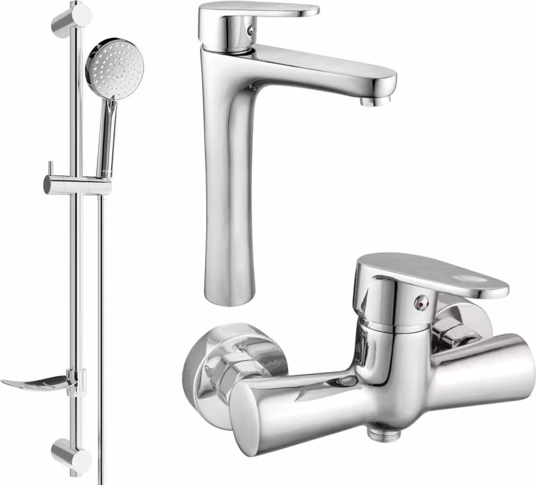 Mexen Kama DF75 set doccia, cromo - 72514DF75-00