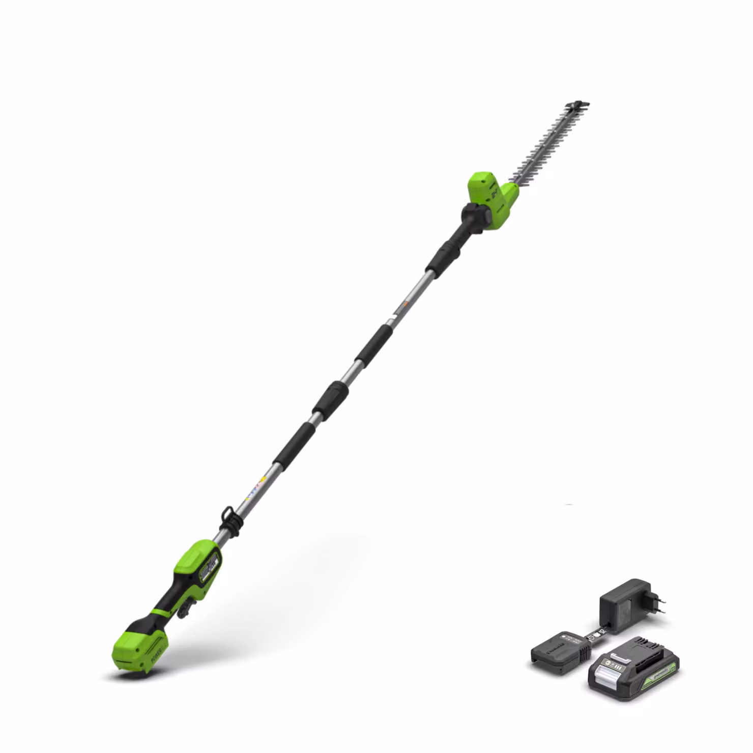 Greenworks POWERALL 24V Tagliasiepi a palo 51cm Gen. II - Batteria 2Ah