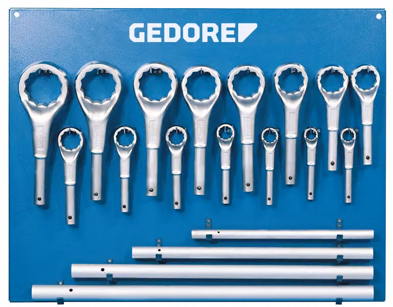 Set di chiavi combinate Gedore 19 pezzi 24-85 mm 2 ATM