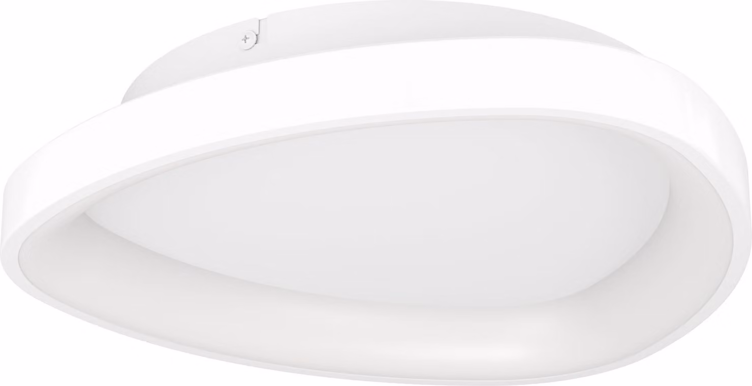 LORETELLO lampada da parete/soffitto Illuminazione - H7,5 x Ø35 cm - bianco - 12W incl. - IP20