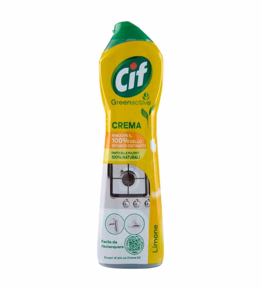 Crema Detergente Superfici al Limone 500ml Cif