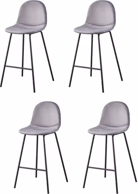 Sgabello da bar LUMA (grigio)