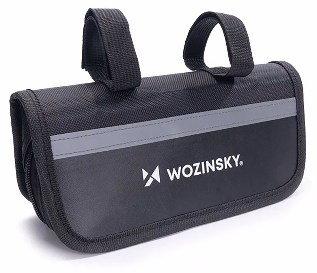 Wozinsky WMZ-01N Set multiutensili 16 in 1 per biciclette con pompa e kit di riparazione Nero