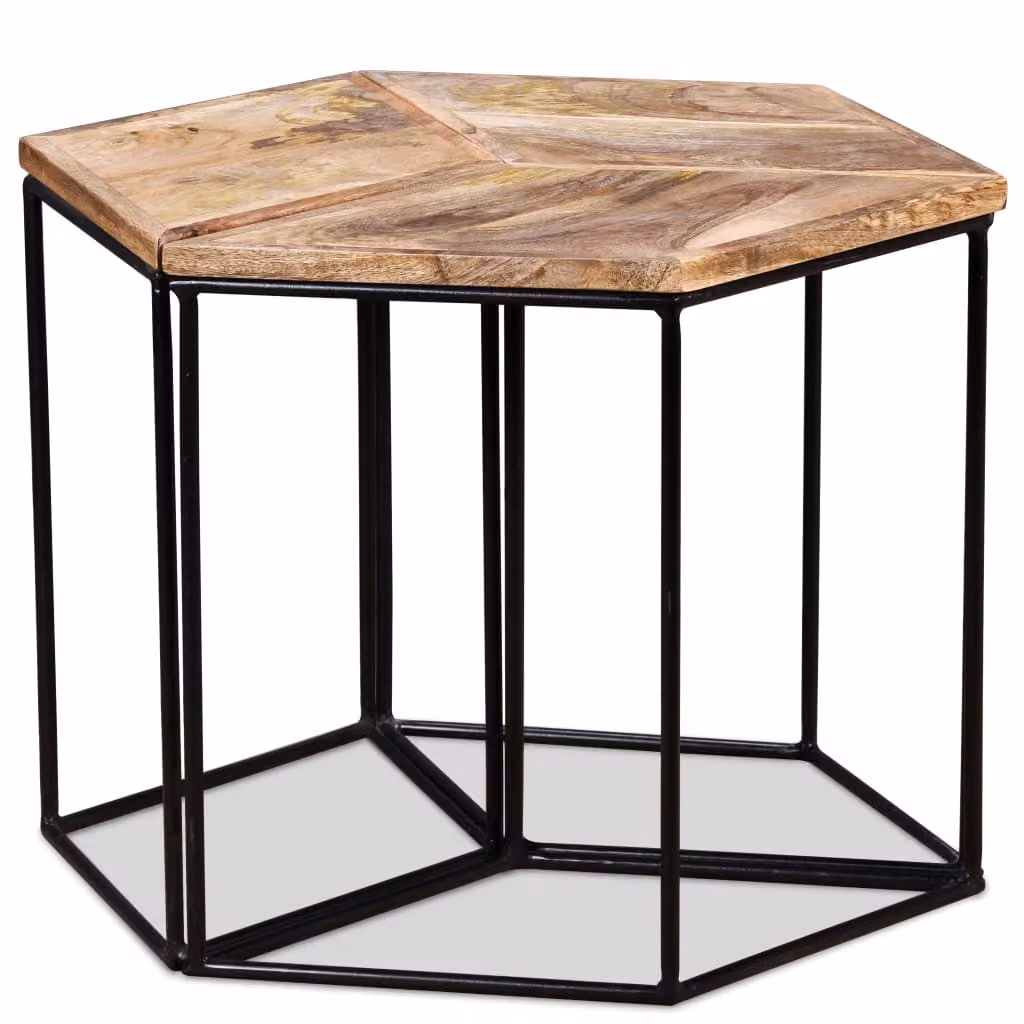 Maison Exclusive - Tavolino in legno massello di mango 56x48x40 cm