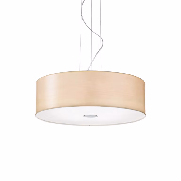 Apparecchio a sospensione Woody, Variante: 5 x 60 W, Ø 600 mm