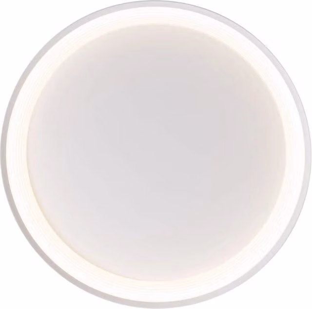 Plafoniera LED rotonda Maxlight Tornado bianca in metallo, Diametro: 48 cm, 40W