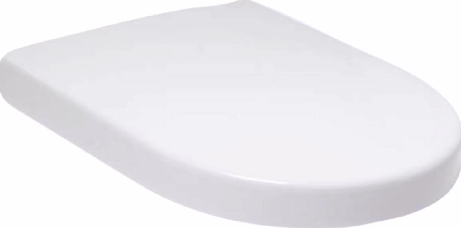 Villeroy & Boch Sedile per WC Subway 9M55Q1 con funzione di sgancio rapido Cerniere in acciaio inox Bianco Alpino - 9M55Q101