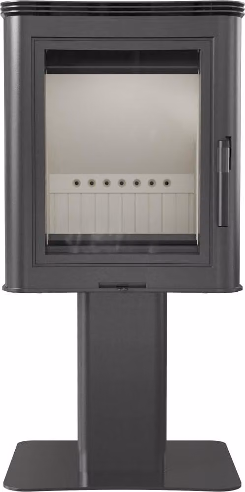 KRATKI K5 Ø 150 7 kW stufa con base a colonna in acciaio