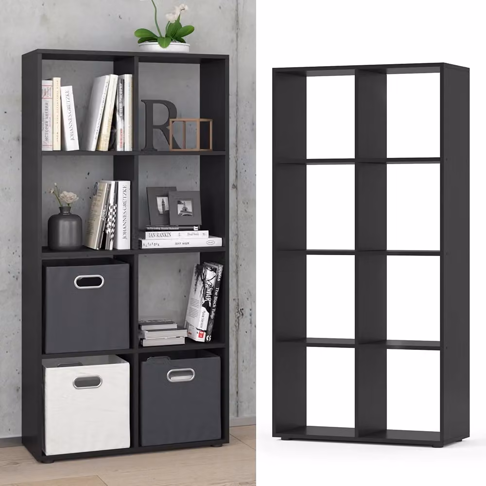 Scaffale Scutum Vicco Nero Opaco L: 143 cm, H: 72 cm – 2