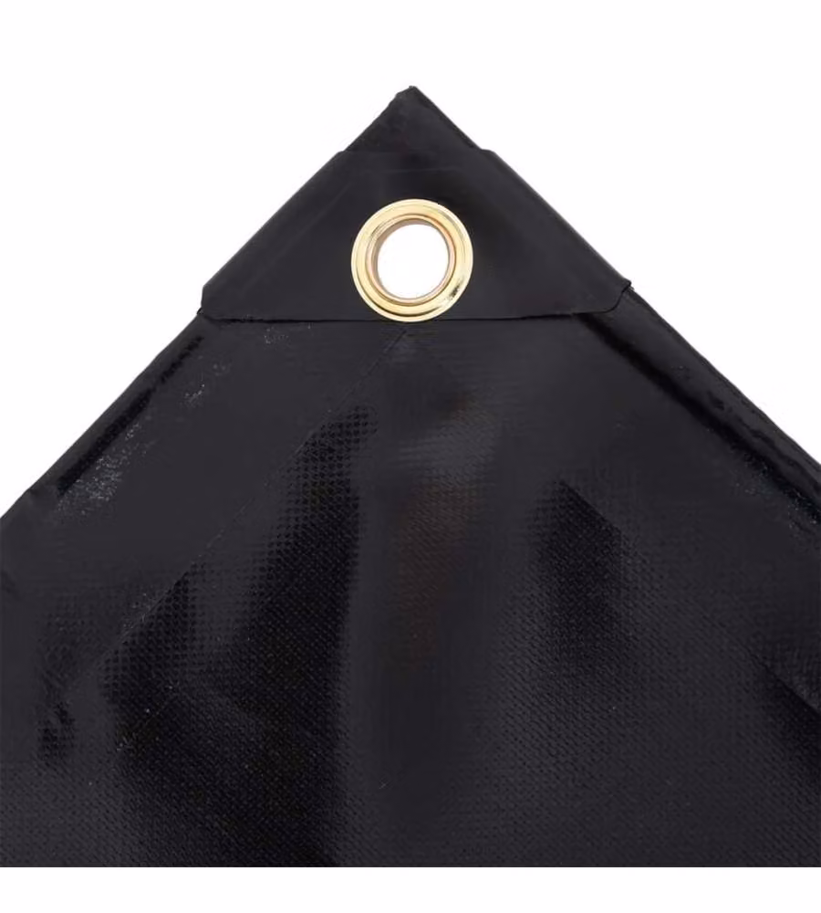 Telone in PVC vidaXL Nero 1,5 x 10 m – 2