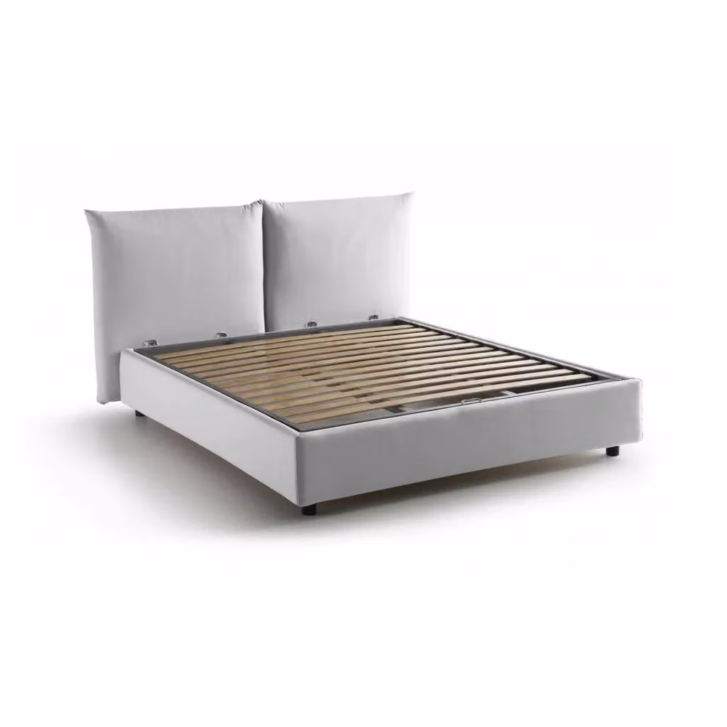 Letto Matrimoniale Aghineo Talamo Italia Bianco con Contenitore a Alzata L/P/H: 160 x 200 x 225 cm – 2