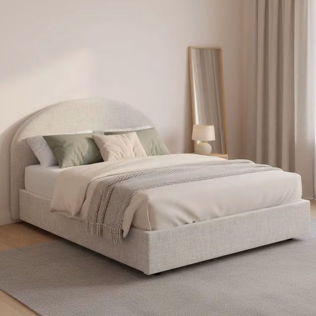 Letto Akis Talamo Italia Piazza e Mezza Sfoderabile Bianco con Contenitore a Alzata L/P/H: 120 x 200 cm – 1