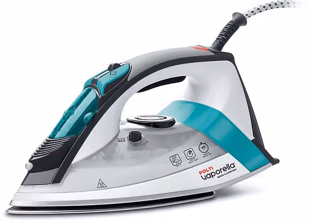 FERRO A VAPORE POLTI Vaporella Quick QC110, Potenza massima 2200 W, Colpo di vapore 180 g/min, Vapore continuo fino a 30 Serbatorio acqua 300 ml, Sistema anticalcare integrato, Piastra in Acciaio inossidabile