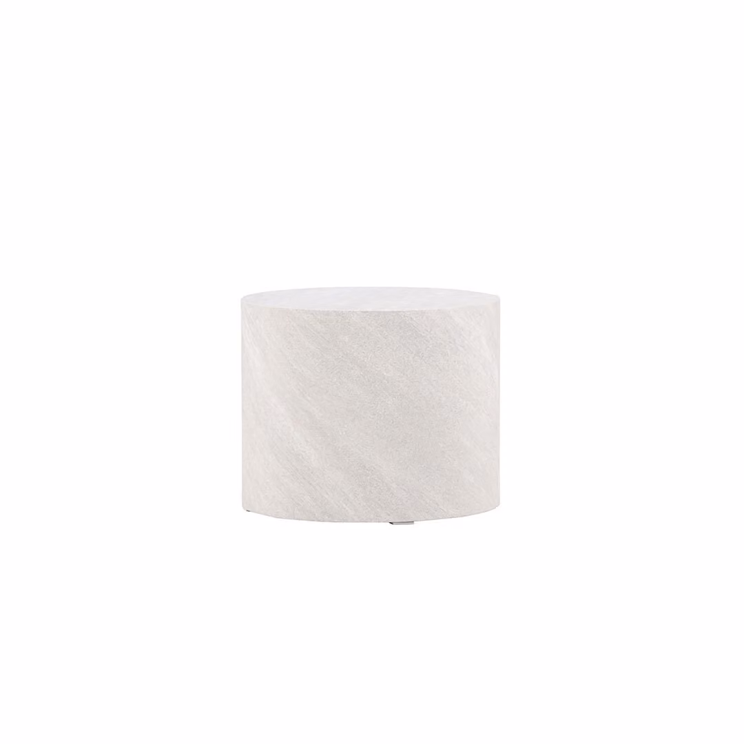 Tavolino York Ø50cm grigio.