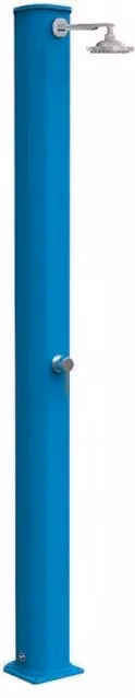 Doccia Solare in Alluminio Big Jolly Arkema Design Blu con Miscelatore 25 Litri Cv-A300/5012