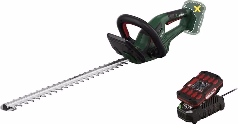 Tagliasiepi a batteria PARKSIDE PHSA 20-Li - X 20 V Team con batteria 2,0 Ah e caricabatterie