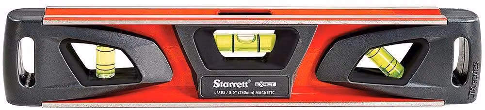 Livella a bolla magnetica Starrett 30727, corpo in alluminio a forma di torpedo
