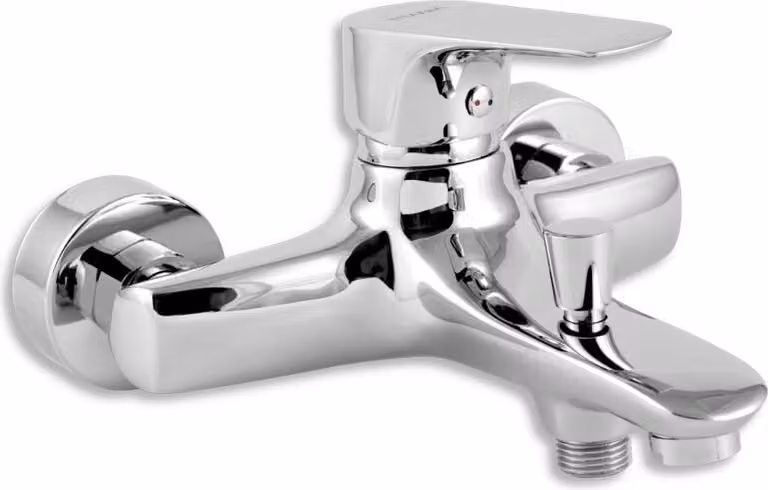 Rubinetto per vasca da bagno senza accessori, 150 mm, Titania Nice, cromato