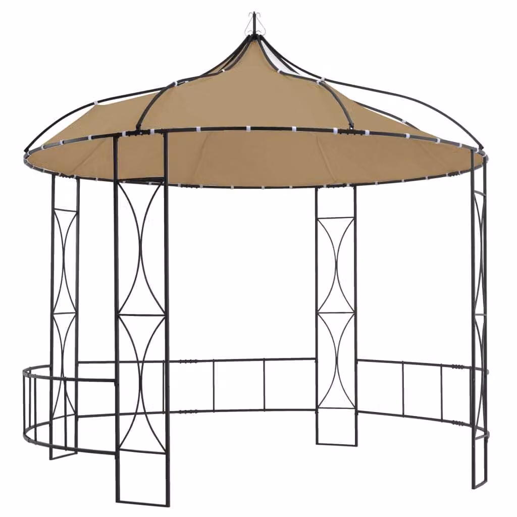 Padiglione 300x290 cm Taupe Round
