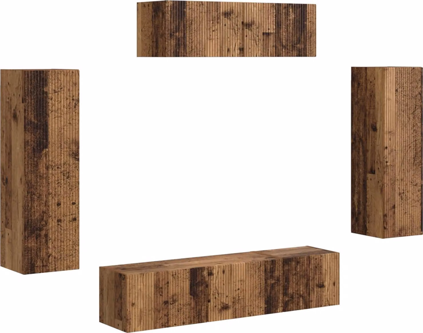 Mobile TV 5 pcs Legno vecchio