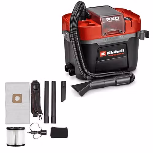 Einhell Professional Aspiratore solidi/liquidi TP-VC 18/10 Li BL L-Solo