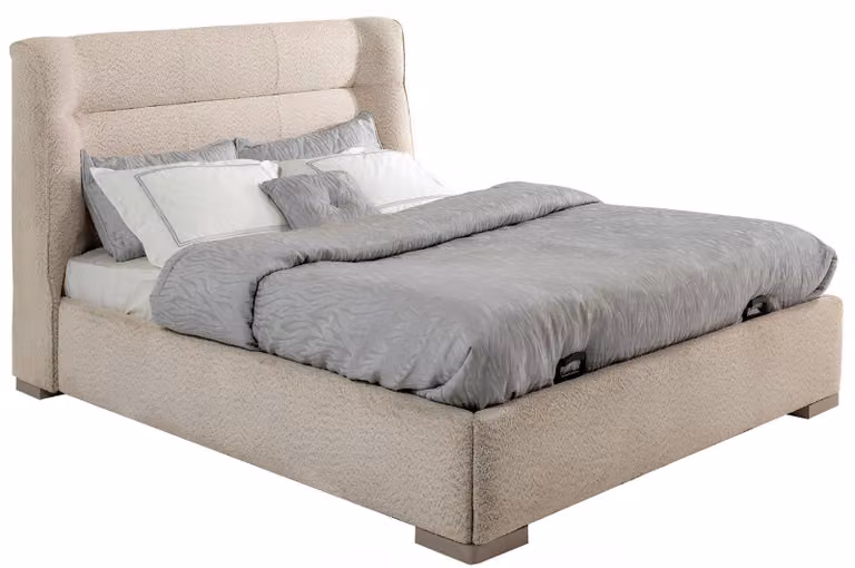 Modernes Schlafzimmer Bett Textilbett Luxuriöses Polsterbett Betten