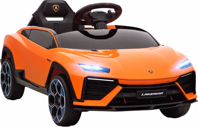 Auto Bambini Elettrica Lamborghini ¨C Zephmum ¨C Arancione 101.5x49x43 cm