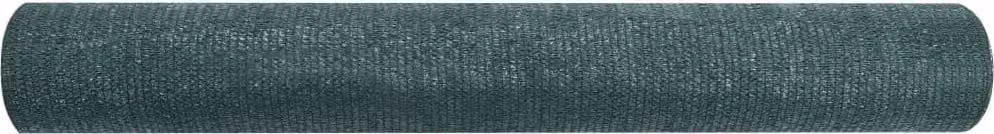 vidaXL Schermo di recinzione verde 1,2x10 m HDPE 75 g/m²