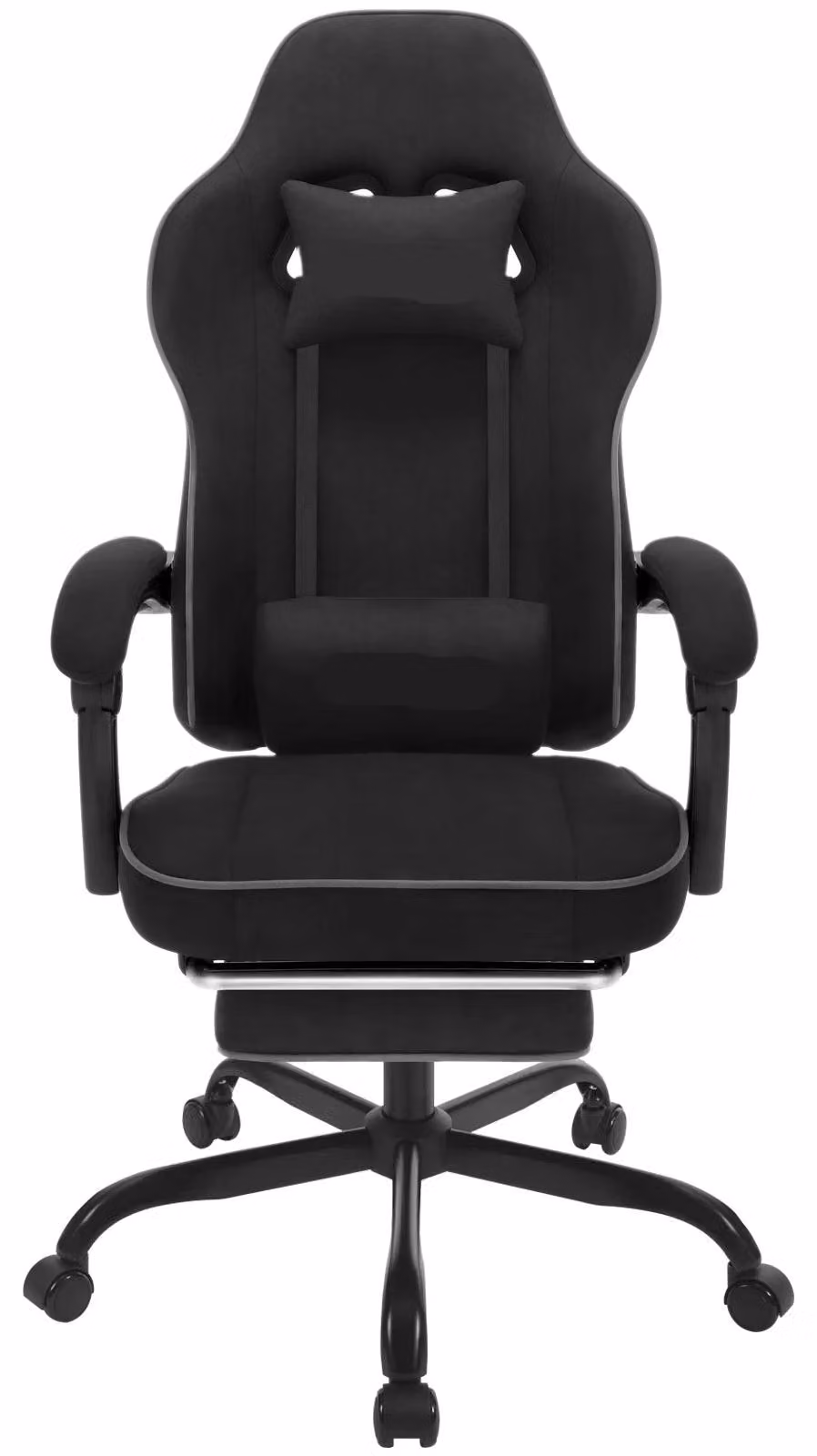Sedia da gaming - Sedia da ufficio - Sedia da gaming con poggiapiedi - Regolabile - Schienale - Cuscino lombare