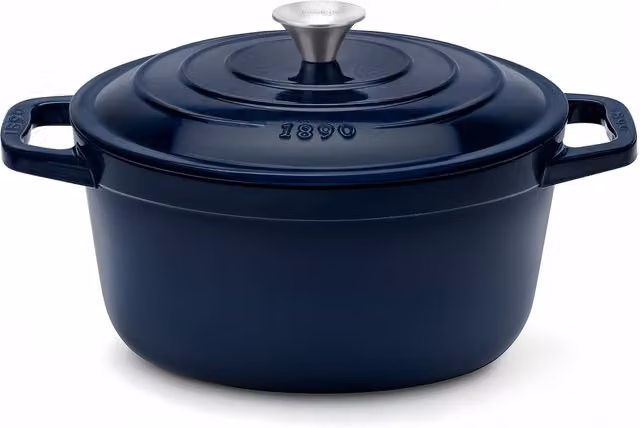 Casseruola in ghisa smaltata blu La Fonderie, diametro 25 cm