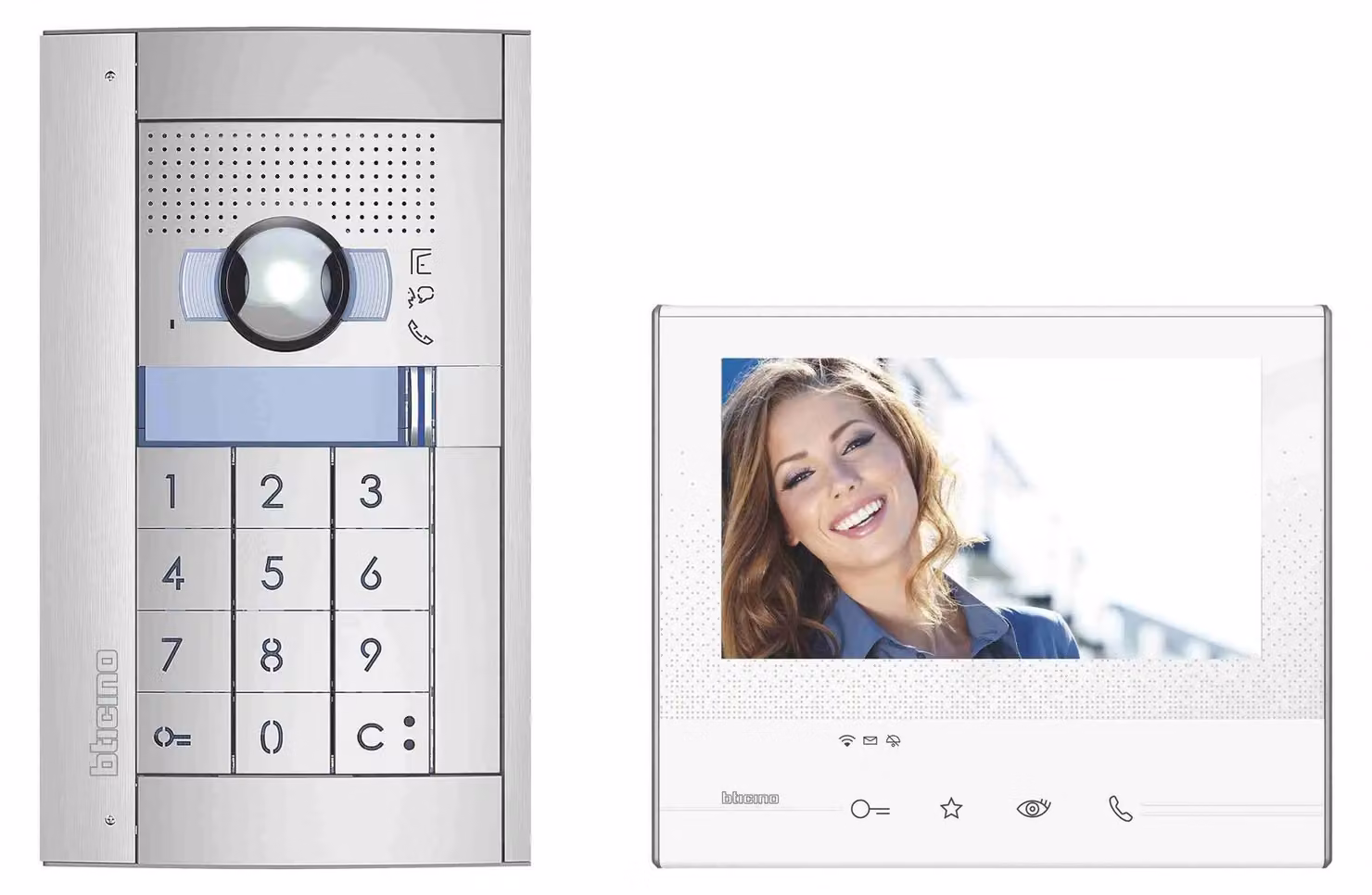 Set video BTICINO Flex'ONE, con posto esterno SFERA, incl. serratura a codice, CLASSE300 X13E, 1 pz.