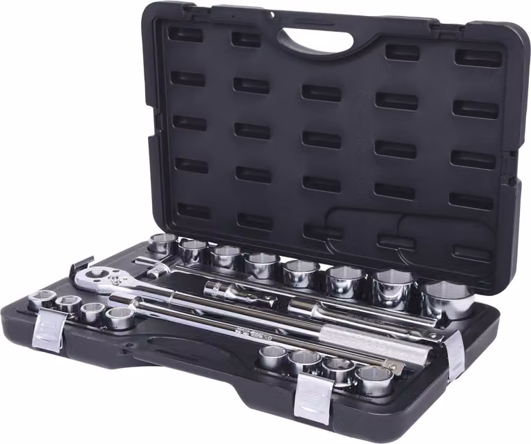 KS Tools Set di chiavi a bussola da 3/4", esagonale da 21 pezzi