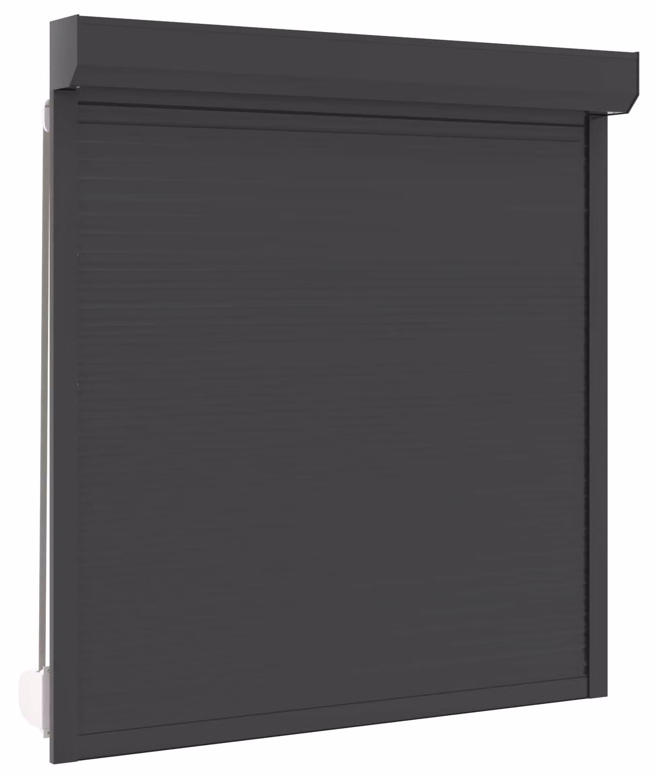 Persiana a rullo Antracite 140 x 150 cm Alluminio e poliuretano