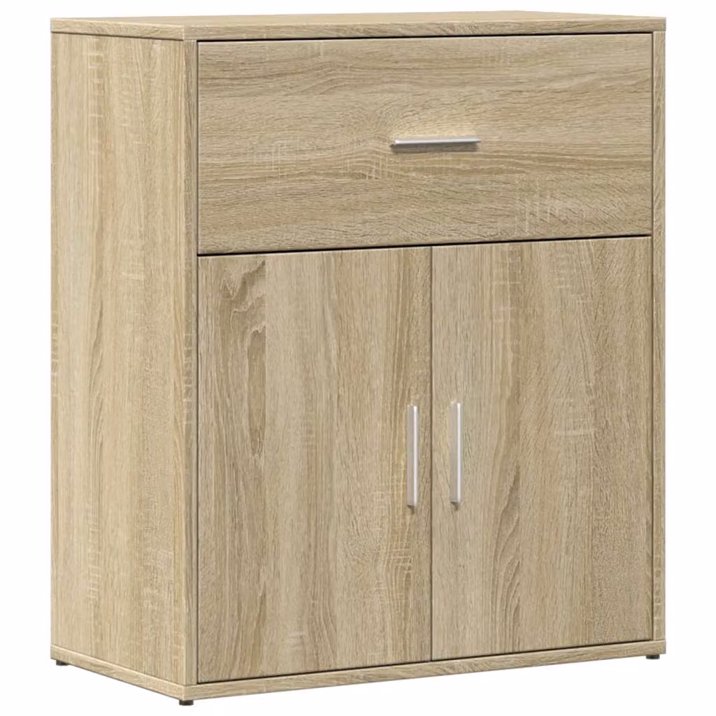 Credenza Rovere Sonoma 60x31x70 cm in Legno Multistrato
