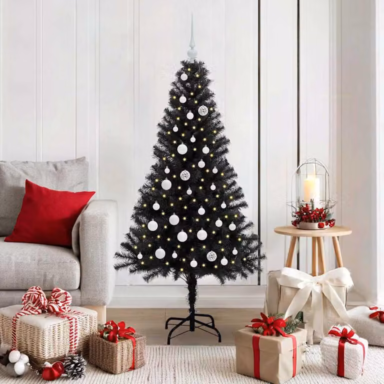 Maison Exclusive - Albero di Natale nero, 150 cm, in PVC