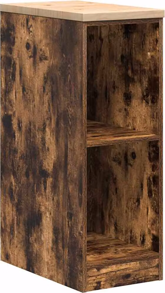 Armadietto da Garage in Rovere Affumicato 30x51x85 cm