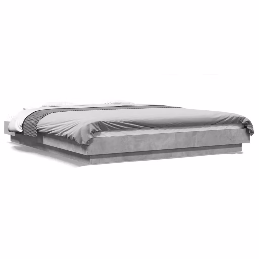 vidaXL Giroletto Moderno in Legno Multistrato Grigio 150x200 cm – 2