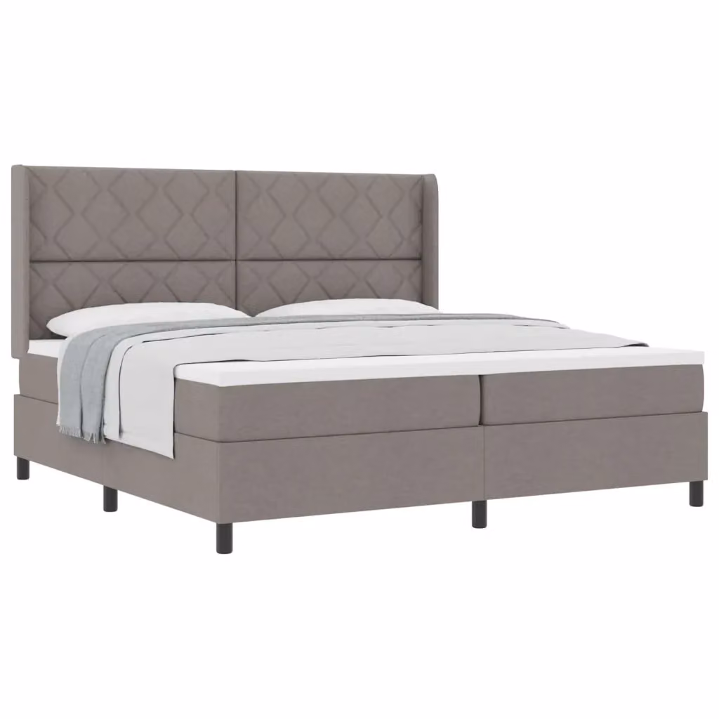 Letto ibrido con materasso vidaXL in tessuto beige e grigio L: 200 cm, P: 200 cm, H: 280 cm – 2