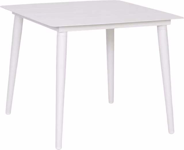 Tavolo in alluminio bianco 90x90x75 cm