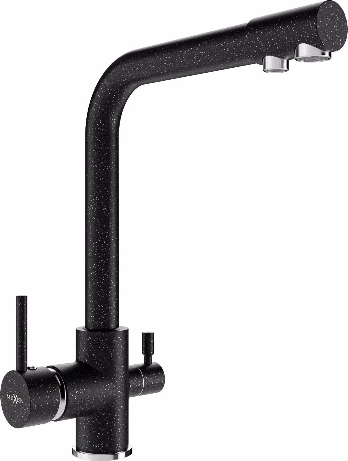 Mexen Duero rubinetto da cucina, nero screziato - 671600-76