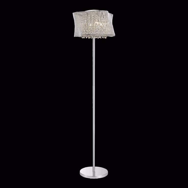 Lampada da terra ZONDA 4xG9/33W, argento/chiaro, Ø: 40 H: 162 cm, attacco G9