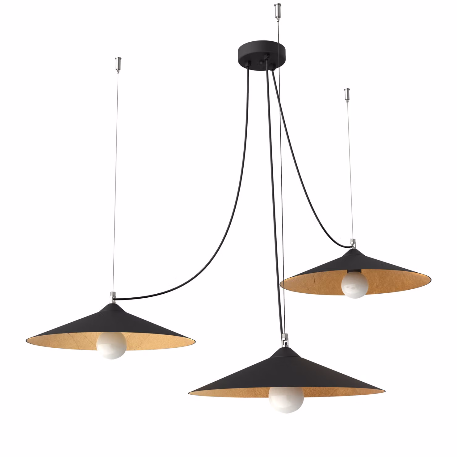 Lampada A Sospensione Colombo X3 Foglie