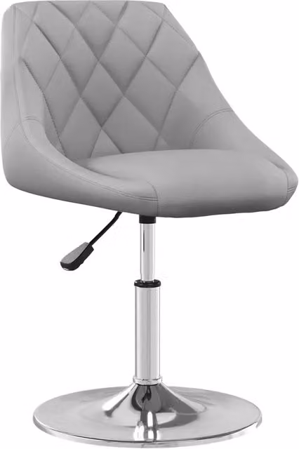 Sedie da Pranzo Girevoli 4 pz Grigio Chiaro in Velluto 3088758
