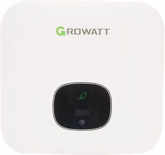 Inverter Growatt MIN6000TL-X ON-GRID da 6 kW monofase, bianco con WiFi