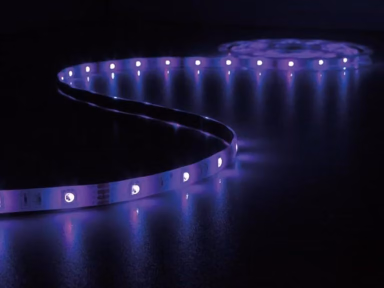 Kit Con Strip Led Flessibile Da Acustica, Controller E Alimentatore - Rgb - 150 Led - 5 M - 12 Vdc