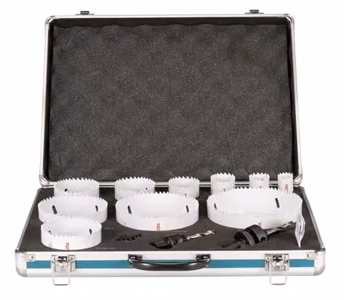 Makita D-75764 - Set di seghe a tazza BiM, 13 pezzi