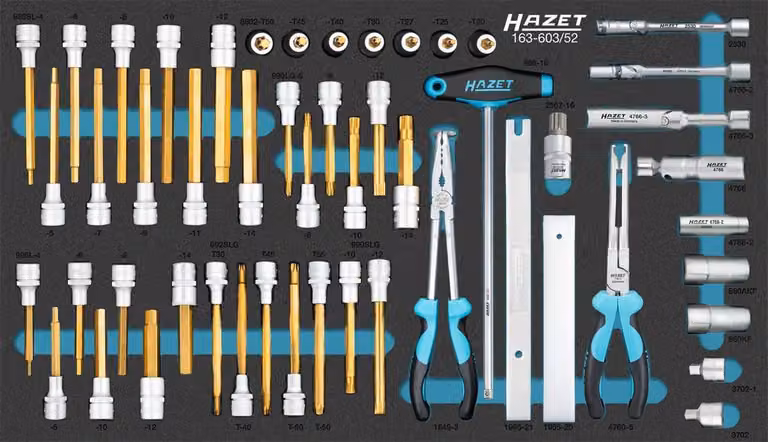 Hazet 163-603/52 Set di chiavi a bussola 52 pezzi