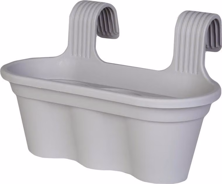 Vaso per balaustre Trio Grey - Resistente alle intemperie