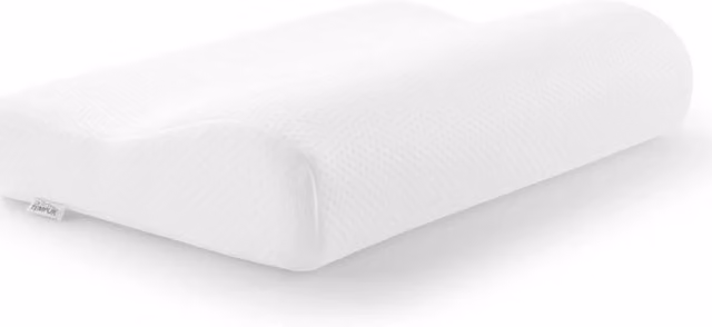 Cuscino Tempur Original Queen S in memory foam bianco, rigido, per sostegno del collo in posizione supina o sul fianco